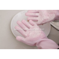 Silicone Dish washing gloves with brush